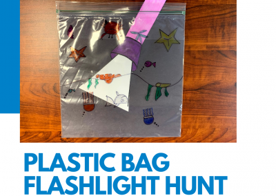 Plastic Bag Flashlight Hunt