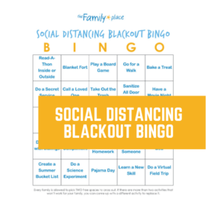 Social Distancing Blackout Bingo