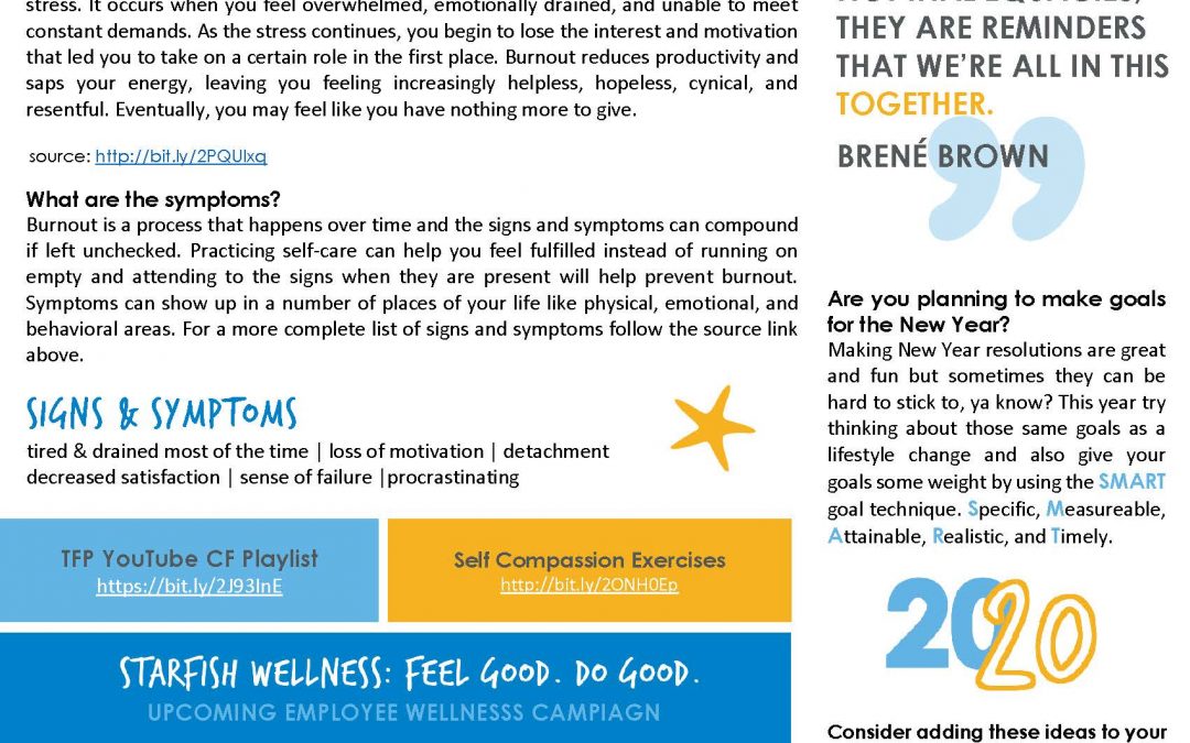 January 2020 Wellness Newsletter