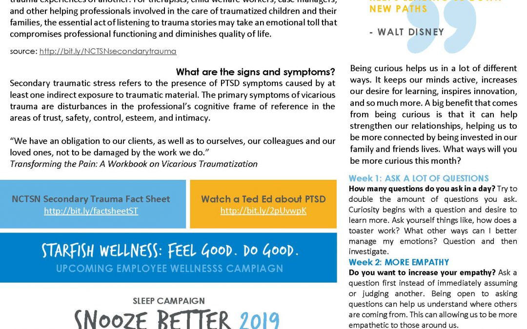 October 2019 Wellness Newsletter