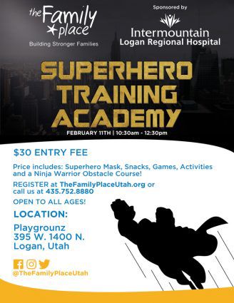 Annual Superhero Training Academy to benefit The Family Place Utah