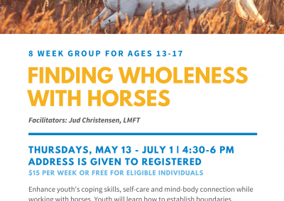 Finding Wholeness with Horses (Ages 13-17)