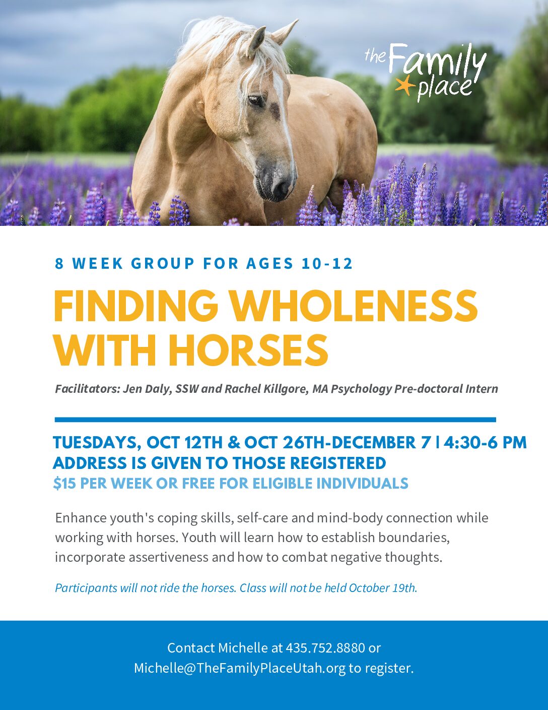 Finding Wholeness With Horses Youth Group