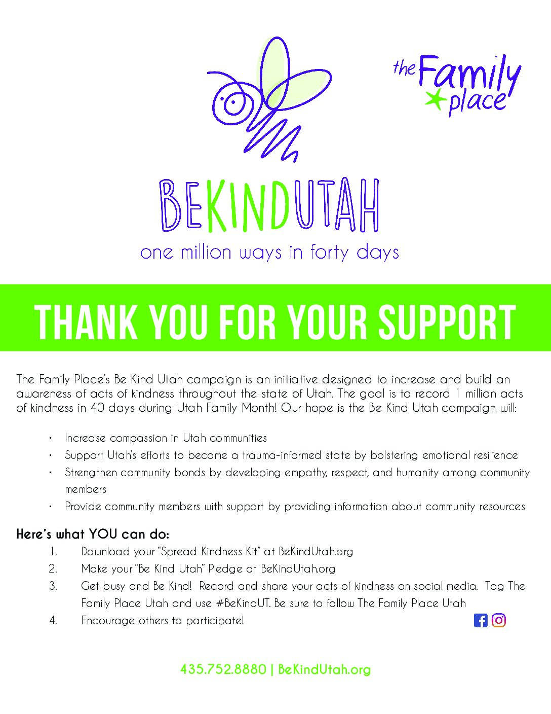 Be Kind Utah Campaign